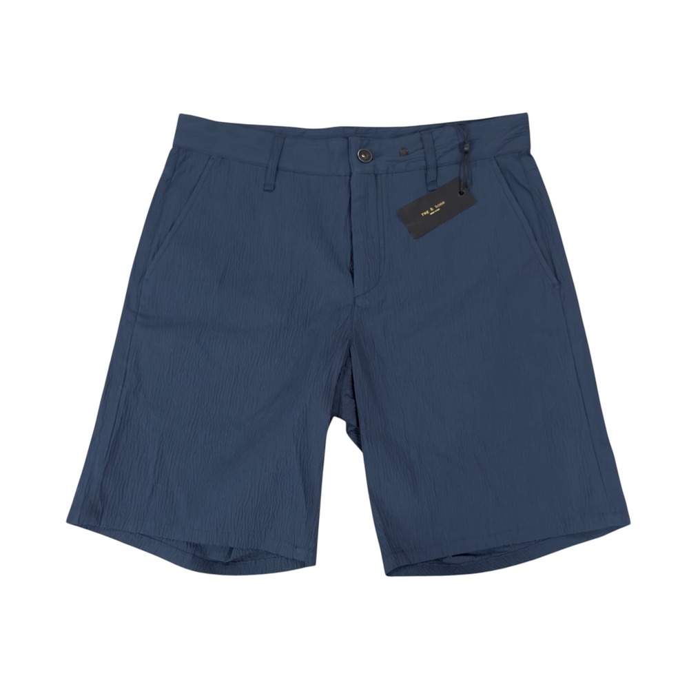 Rag & Bone NEW $228 Men's Size 30 Navy Blue Perry Textured Seersucker Shorts